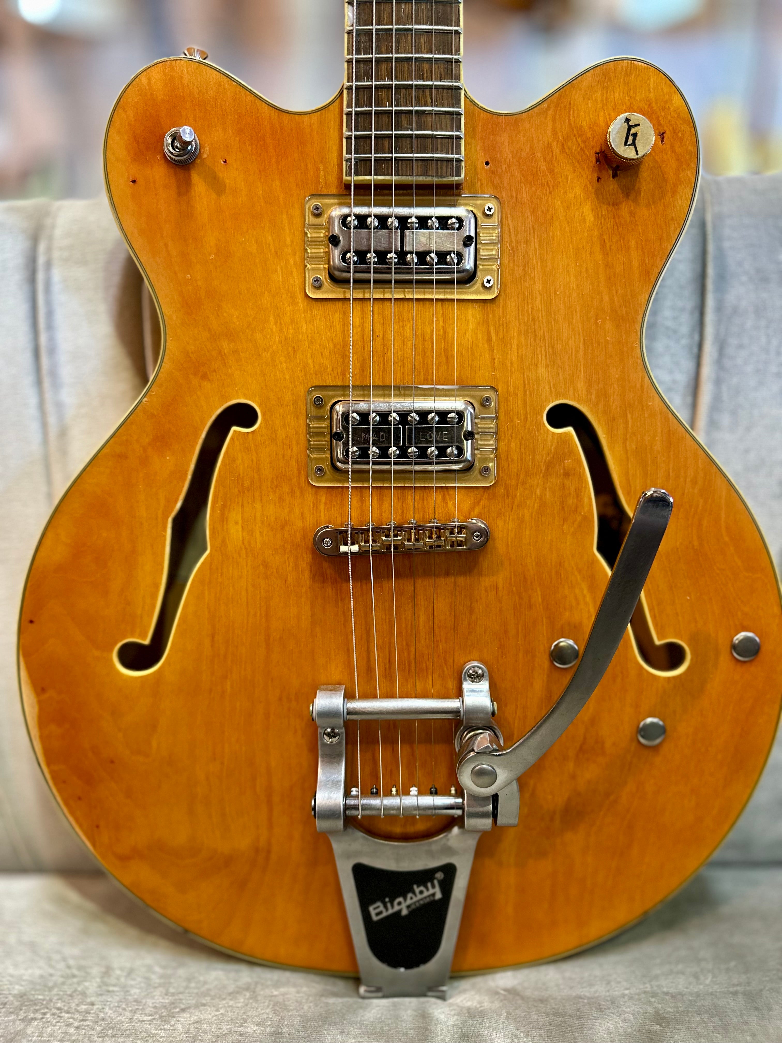 Gretsch | Leadbetter Rabid Dog Relic | G5622T| Relic Vintage Orange Gretsch | Leadbetter Rabid Dog Relic | G5622T| Relic Vintage Orange